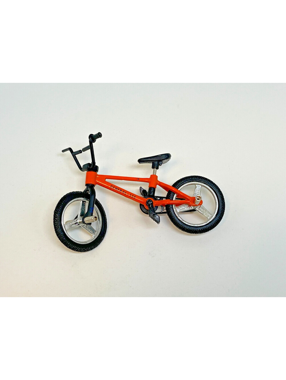 Flick Trix General Lee Orange Mini BMX Finger Bike Diecast Used